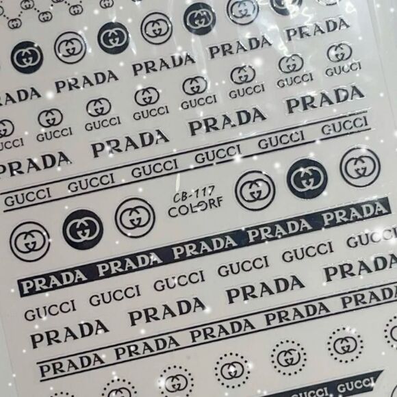 Black Nail Stickers - Picture 1 of 1